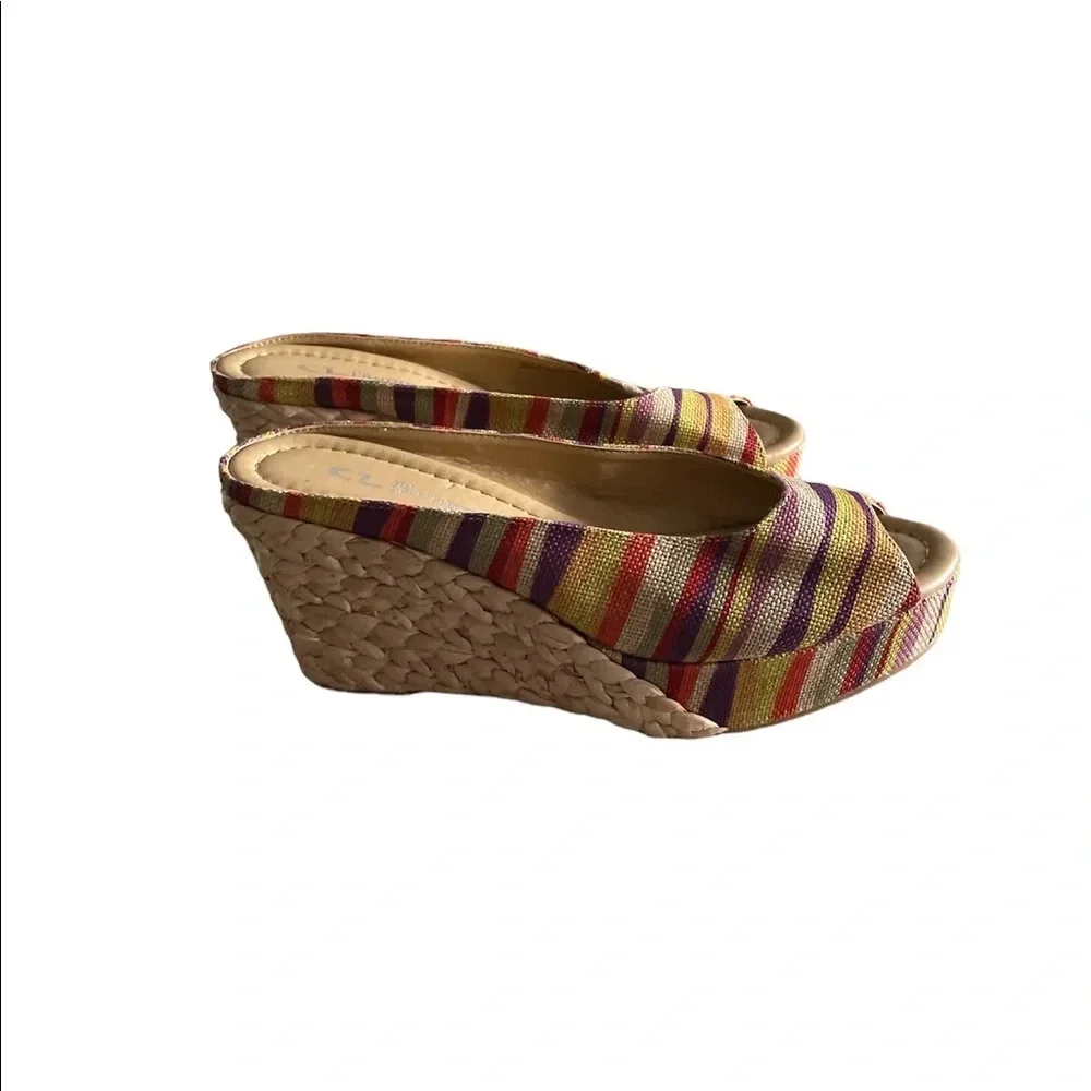 Chinese Laundry Date Night Espadrilles Multi Color size 7.5 NWT
